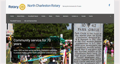 Desktop Screenshot of northcharlestonrotary.com